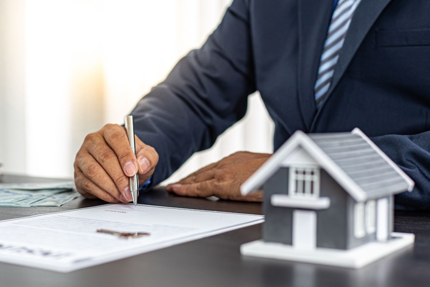 Financial dashboard showing real estate portfolio metrics